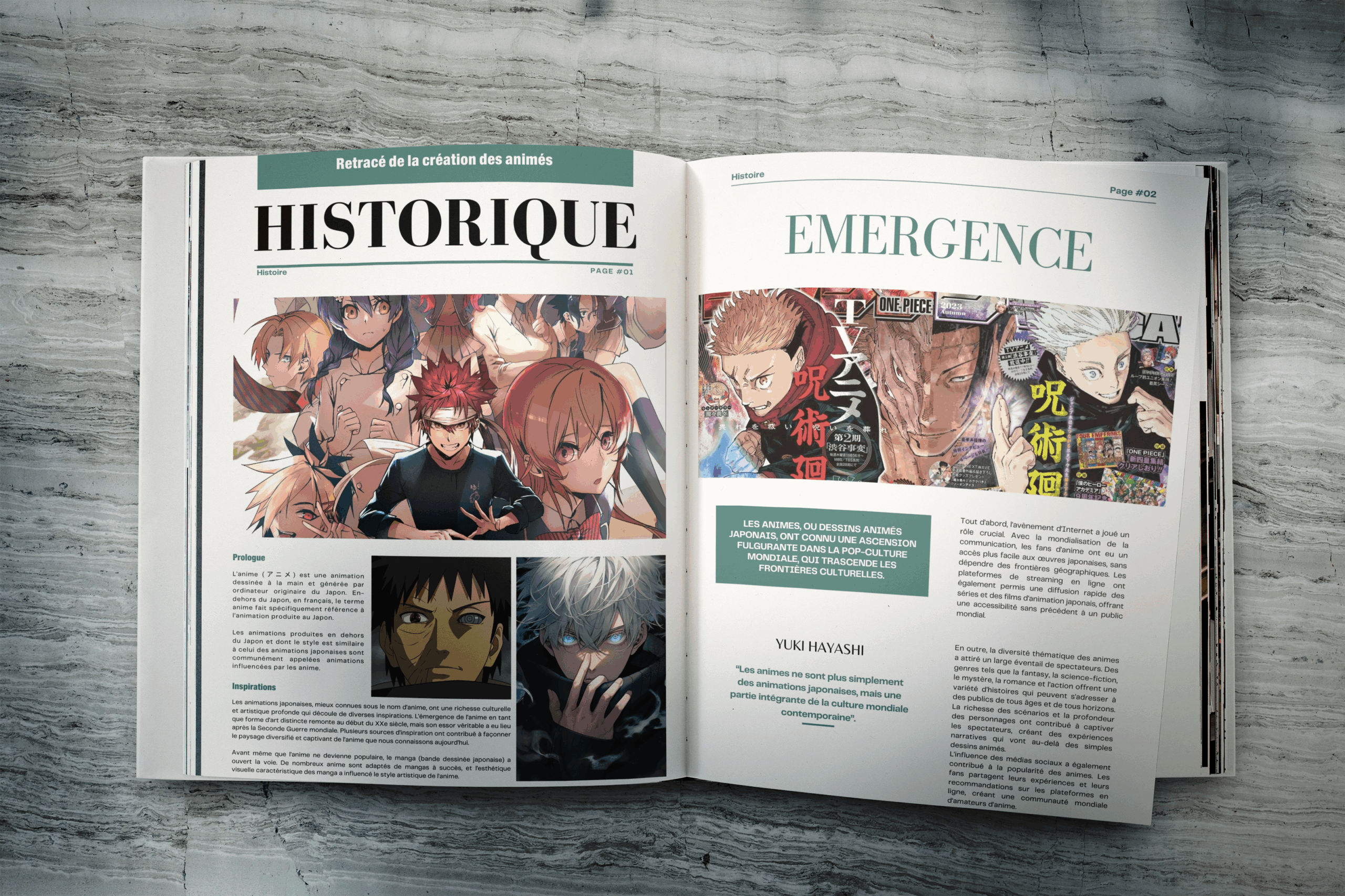 Mockup 1 magazine manga