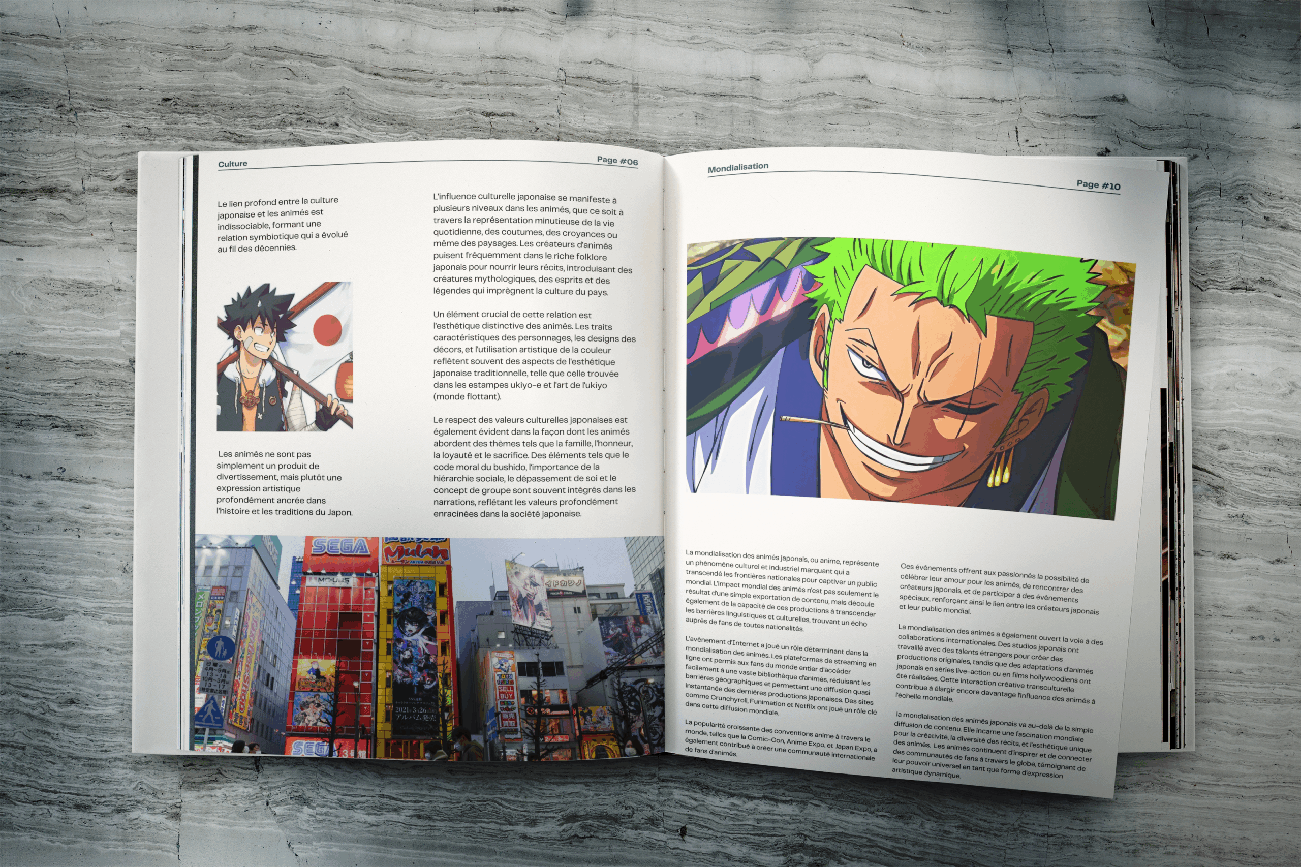 Mockup 4 manga magazine