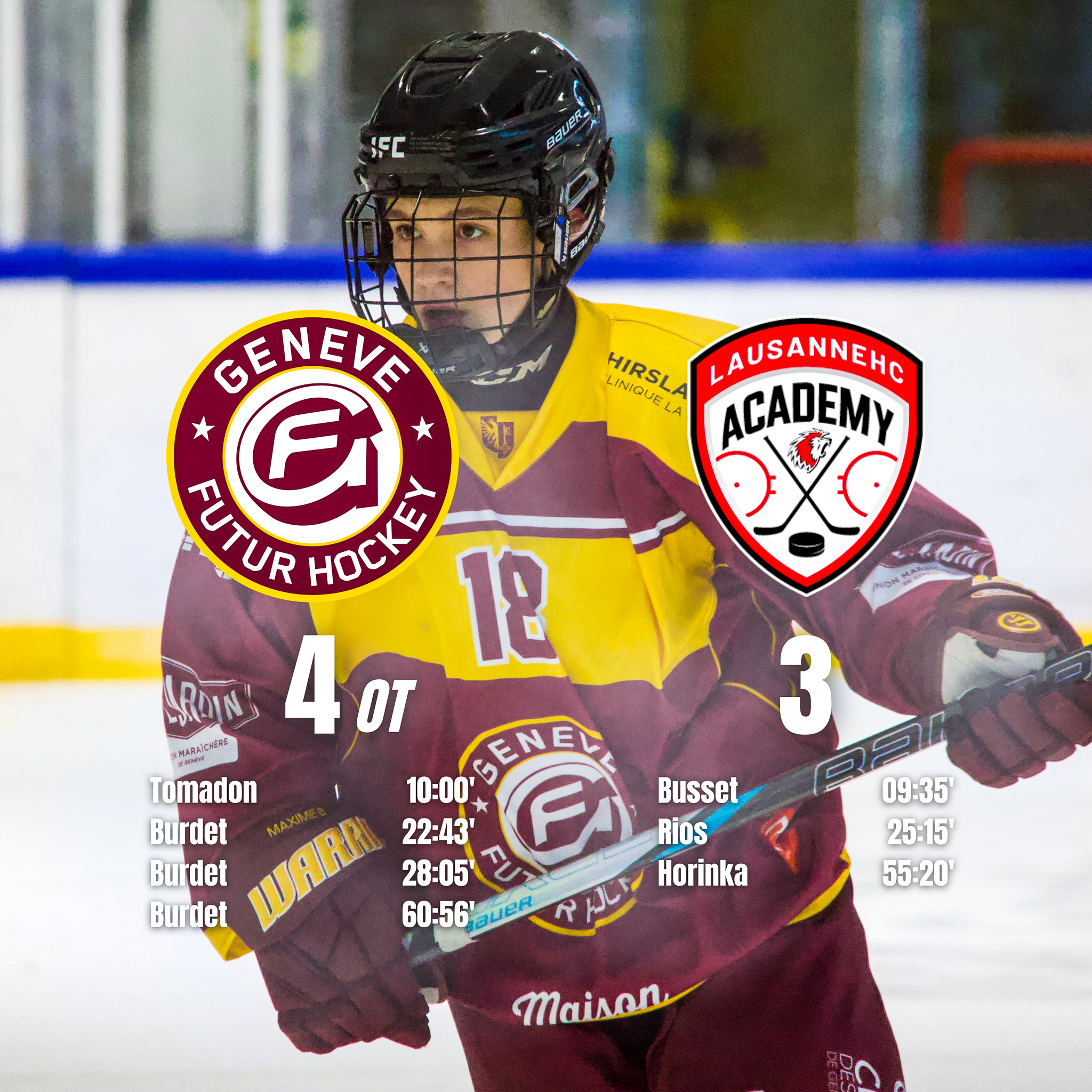 Résultats matchs – U15